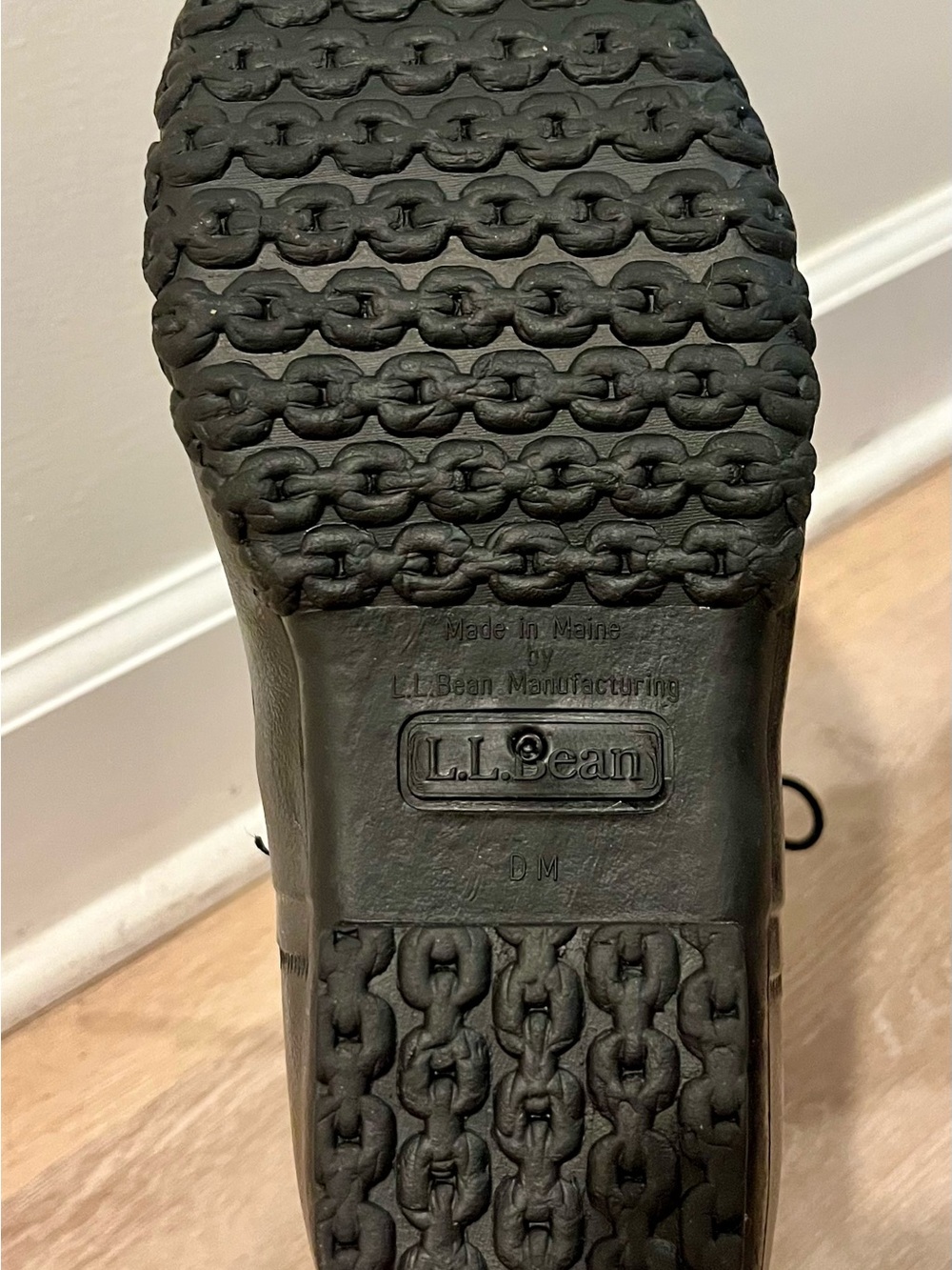 NWOT L.L. Bean Black Women's Lace-Up Waterproof Duck Boots - Picture 4 of 6